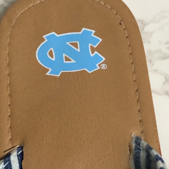 NC Tar Heels flip flop sandals - Rare, hard to find - Picture 2 of 8